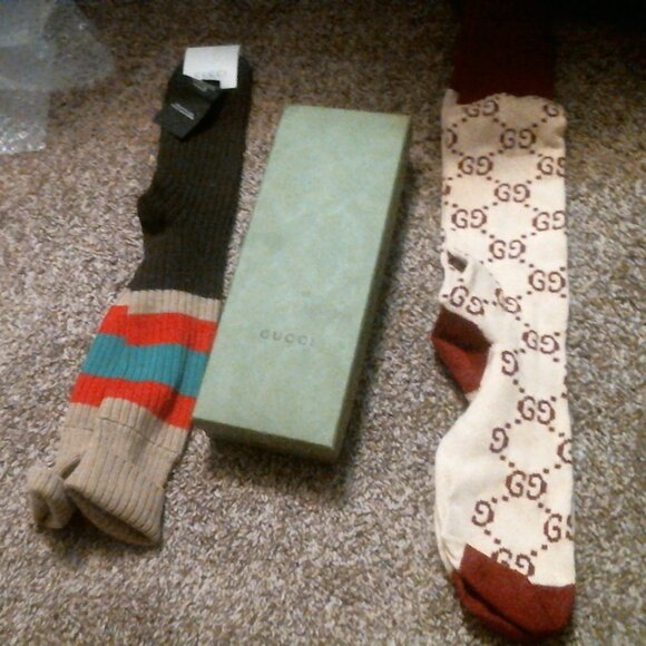 gucci socks knee length - Picture 1 of 1